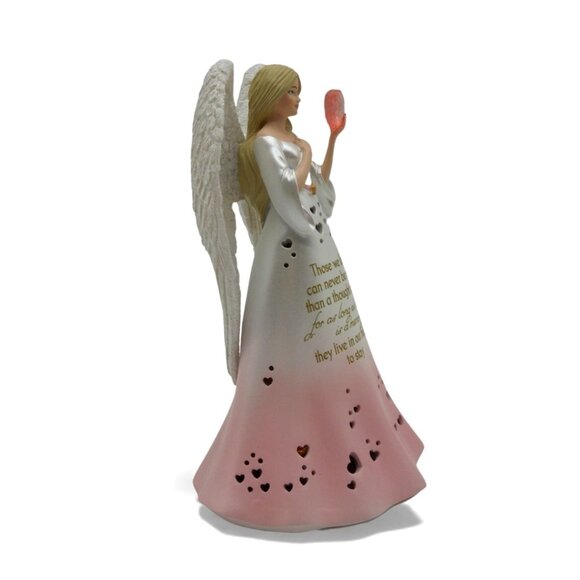 THOMAS KINKADE In Our Hearts To Stay Angel Figurine Light of Love Collection - Picture 5 of 12